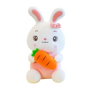 Hot sale Rabbit Plush Bunny Long Ear Color Stuffed Soft Bunny Animal Plush Bunny Toys