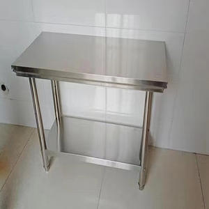 OEM Alta Qualidade Industrial Trabalhando mesa Commercial <span class=keywords><strong>Kitchen</strong></span> <span class=keywords><strong>Equipment</strong></span> 2 Layer aço inoxidável Trabalho mesa - Product Image 3