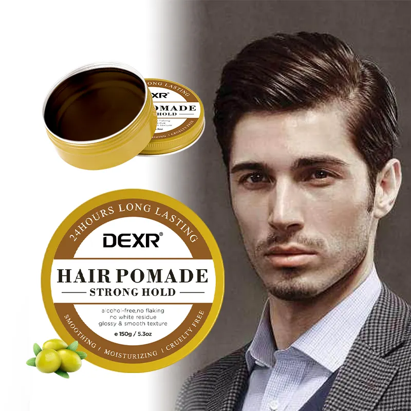 Heren Haar Pommade Fabriek Private Label Heren Haarproducten Niet Plakkerig Styling Wax Pommade De Cheveux Heren Haar Pommade