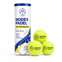 Nouvelle Arrivée - Balle de Padel en Caoutchouc Haute Élasticité et Résistance, Rose, Personnalisable avec Logo, en Boîte