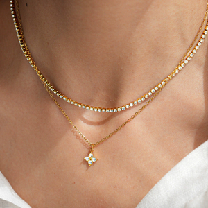 Collier pendentif cœur en acier inoxydable tendance 2025, hypoallergénique, chaîne claviculaire pour femme, cadeau - Product Image 1