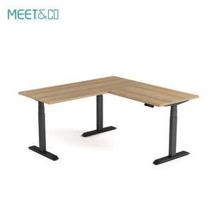 Commercial Grade Automatic <b>Standing</b> Desk Factory Direct Price Ergonomic Solution for Office <b>Standing</b> Desk 4 Leg - Product Image 1
