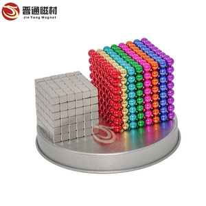 <span class=keywords><strong>Puzle</strong></span> de construcción magnético para niños, cubo, juguetes educativos, bloques, hoja, bolas magnéticas, 216 1000 - Product Image 2