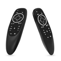 Télécommande sans fil rétroéclairée G10S Pro 2.4G, souris Fly Air avec Gyroscope et télécommande vocale d'apprentissage IR