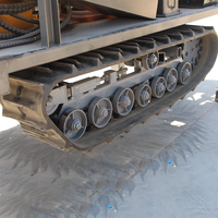 Foreuse hydraulique pneumatique mobile sur chenilles MKD-200 pour puits d'eau, foreuse à percussion DTH pour zones montagneuses