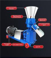 Machine à granulés d'alimentation multifonctionnelle-Convient aux matières premières du maïs, du blé et de la paille