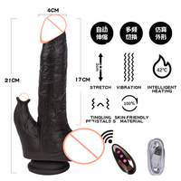 Sexbay 21 cm Stoßender Dildo Vibrator Vibrierender Penis mit Heizfunktion Anal Klitoris G-Punkt Stimulation Erotikspielzeug für Frauen