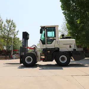 Free Shipping Cheap Epa Engine Off Road Powerful Truck 4-wheel Drive All Terrain Telehandler Forklift For Sale