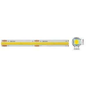 แถบไฟ LED 12V 320xCOB 12W 4000K 5M แสงธรรมชาติ IP20 - Product Image 1