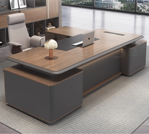 2024 Modern Boss <strong>Desk</strong> Manager President Office <strong>Desk</strong> Chair Combination Table Commercial Office Furniture - Product Image 5
