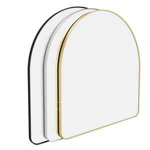 Modern Extra Large Arched Aluminum Wall <strong>Mirror</strong> | Oversized <strong>Lightweight</strong> &amp; Eco-Friendly Decorative Accent <strong>Mirror</strong> - Product Image 5