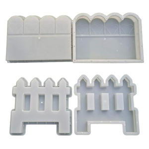 Grande recinzione in calcestruzzo, stampo per percorso da giardino stampo in plastica per cemento, fai da te giardino giardino recinto utensile - Product Image 2