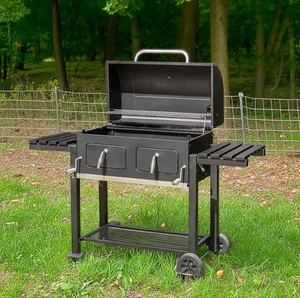 Backyard Party Cart Style Heavy Duty <strong>Outdoor</strong> Barbecue <strong>Grill</strong> Patio Classic Large Bbq <strong>Charcoal</strong> <strong>Grill</strong> With Adjustable <strong>Charcoal</strong> Pan - Product Image 1