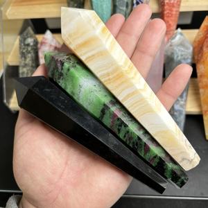 Cristal naturel Quartz prix de gros pierre de haute qualité cristal poli baguette électrique pour la guérison - Product Image 5