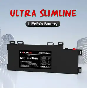 12 V 100 AH Ultra-Slimline-Lithiumbatterie