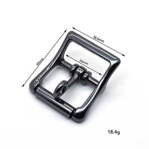 Bestseller 25mm Gunmetal Zinkdruckguss Umweltfreundliche Nickelfreie Robuste Gürtelschnalle mit Verschlusslasche - Product Image 2