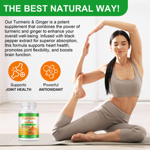 Cápsulas de Cúrcuma y Jengibre ArtoaLabs, Apoya la Salud de las Articulaciones y los Huesos, Corazón, <span class=keywords><strong>Cerebro</strong></span>, Uso en Adultos, 700 mg, Suplemento Herbal Energético - Product Image 5