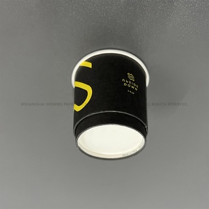 Mini gobelets en papier 1oz pour dégustation de whisky, vin, liqueur, alternative au verre à shot, qualité alimentaire, design spécial jaune avec couvercles - Product Image 5