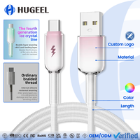 Cable USB C a USB C de 65W al por Mayor OEM, Cable Tipo C de Carga Rápida de Alta Calidad, 3 pies, 6 pies, 10 pies, Cable de Datos USB para Teléfono, Tableta y Portátil