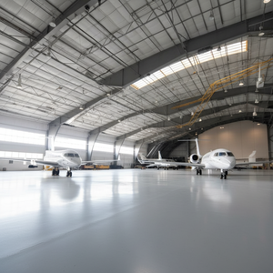Hangar préfabriqué en acier à poutres en <span class=keywords><strong>H</strong></span> à assemblage rapide et à portée libre pour le stockage d'<span class=keywords><strong>h</strong></span>élicoptères et d'avions avec structure <span class=keywords><strong>m</strong></span>étallique galvanisée - Product Image 2