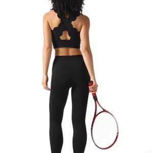 Ropa Deportiva con <span class=keywords><strong>Espalda</strong></span> Cruzada <span class=keywords><strong>para</strong></span> Mujer, <span class=keywords><strong>de</strong></span> Alta Elasticidad, Ligera, Ajustada, Cómoda, Elegante, <span class=keywords><strong>de</strong></span> Color Sólido, Nailon y Spandex, <span class=keywords><strong>para</strong></span> <span class=keywords><strong>Yoga</strong></span> - Product Image 5