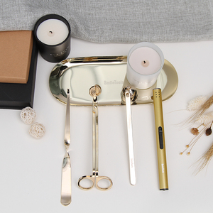 मोमबत्ती ब्रांड के लिए एंटी-जंग कोटिंग 4-इन-1 लक्जरी ट्रिमर किट के साथ भारी शुल्क मोमबत्ती देखभाल सेट - Product Image 3