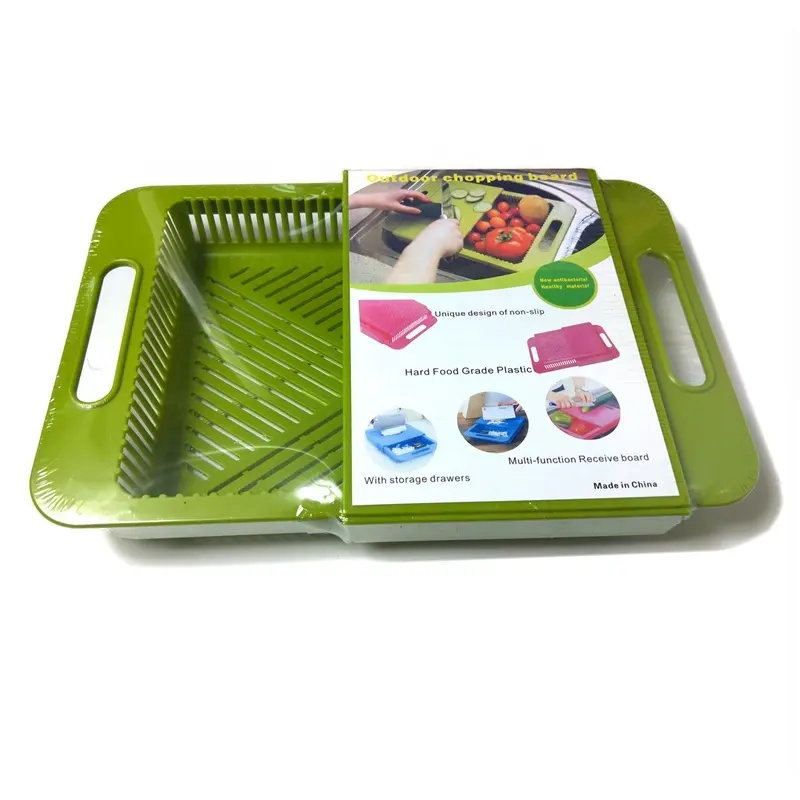 Cestello di scarico per lavello multifunzione tagliere lavare i piatti tagliati con cestello di scarico tagliere forniture da cucina