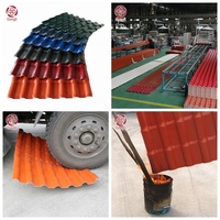 Lámina Impermeable de Plástico PVC para Techos, Teja Corrugada de Resina Sintética ASA con Aislamiento Térmico