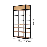 Luminaires de magasin de détail en métal personnalisés à la mode meubles présentoir de magasin de détail en bois Design d'intérieur