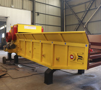 Broyeur de bois de grande taille, machine industrielle robuste pour le broyage de déchets de bois, fabricant