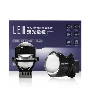 Ống Kính Máy Chiếu Bi LED 3.0 K 6500 Inch 33W 45W Đèn Pha Ô Tô Ống Kính Máy Chiếu Chùm Sáng Cao Thấp