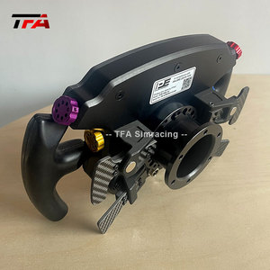 Volante de Carreras de Alta Gama en Fibra de Carbono con Aspecto de Fórmula 1, Pantalla Integrada en el Tablero y Botones Programables - Product Image 4