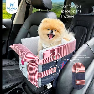 Sac de transport pour petit animal en tissu denim, siège de sécurité pour <span class=keywords><strong>chien</strong></span> pour <span class=keywords><strong>voiture</strong></span>, sac de transport portable pour <span class=keywords><strong>chien</strong></span>, sac de transport respirant pour <span class=keywords><strong>chien</strong></span>, nid pour tableau de <span class=keywords><strong>bord</strong></span> de <span class=keywords><strong>voiture</strong></span>, sac de voyage pour animaux de compagnie - Product Image 4