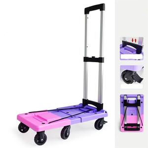 मूक विशाल भार वहन ट्रॉली पर्यावरण संरक्षण रिट्रेटेबल वैगन हैंडकार्ट कैंपिंग फोल्डिंग कार्ट - Product Image 3