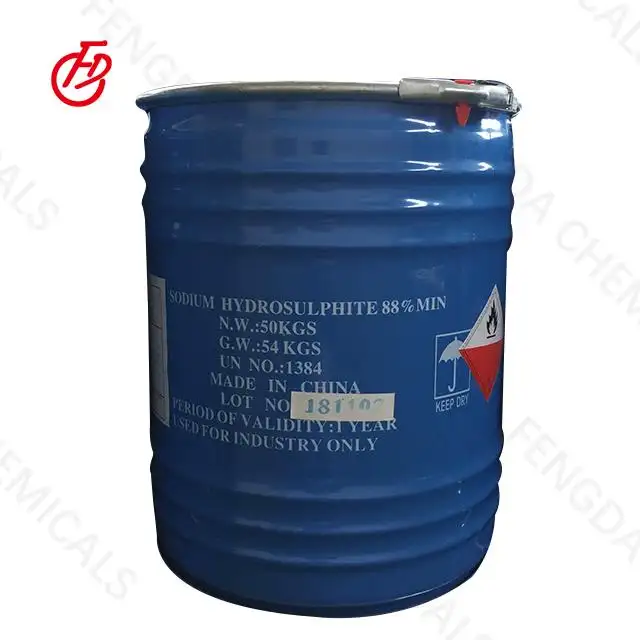 Hydrosulfite de Sodium Na2S2O4 7775-14-6 88% 90% Prix Hydrosulfite de Sodium