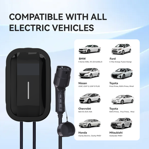 7KW ชาร์จแบบสองโหมด EV สถานีชาร์จติดผนังแบบพกพา32A รองรับการเชื่อมต่อแบบ1ประเภท2และแบบ gbt - Product Image 6