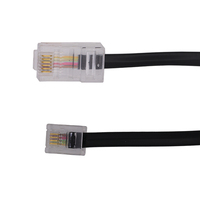 Cable de Comunicación de 5 Metros RJ11 6P4C a RJ45 8P6C para Conectar la Línea Telefónica a la Internet