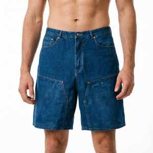 Pantalones Cortos Casuales de Verano <span class=keywords><strong>para</strong></span> <span class=keywords><strong>Hombre</strong></span>, Estilo Urbano Holgado, de Alta Calidad, Rectos, con Cremallera, <span class=keywords><strong>para</strong></span> el Día a Día, Resistentes y Duraderos - Product Image 2