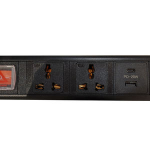 <span class=keywords><strong>Multiprise</strong></span> de bureau multifonctionnelle avec prises universelles et port USB-C PD pour le bureau et la maison - Product Image 5