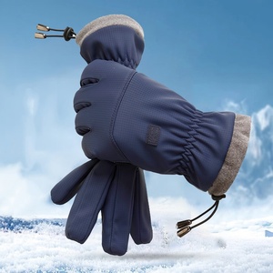 Vente flash - Gants de ski imperméables pour <span class=keywords><strong>homme</strong></span> en polyester avec écran tactile pour l'hiver, taille unique - Product Image 1