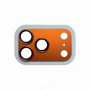 Protecteur d'objectif d'appareil photo en verre trempé anti-rayures, dureté 6H, 0,33 mm, pour 17 Pro Max <span class=keywords><strong>5G</strong></span>, alliage noir - Product Image 3