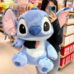 Peluche géante Stitch aux grandes oreilles, jouet pour enfants, très populaire, super douce, doublure en maille, coton PP, grande poupée réconfortante, anniversaire, vente en gros, Lilo - Product Image 6