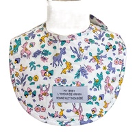 Vente en gros Ins Bavoirs pour bébé 100% coton Confortable Ajustable Fit Cartoon Imprimé Toddler Feeding Infant Eating Baby Bavoirs