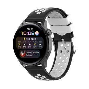 Tschick – Bracelet en Silicone 22mm pour <span class=keywords><strong>Galaxy</strong></span> Watch 3 46mm 42 Active 2 S3 pour Huawei Watch 3/3 pro - Product Image 5