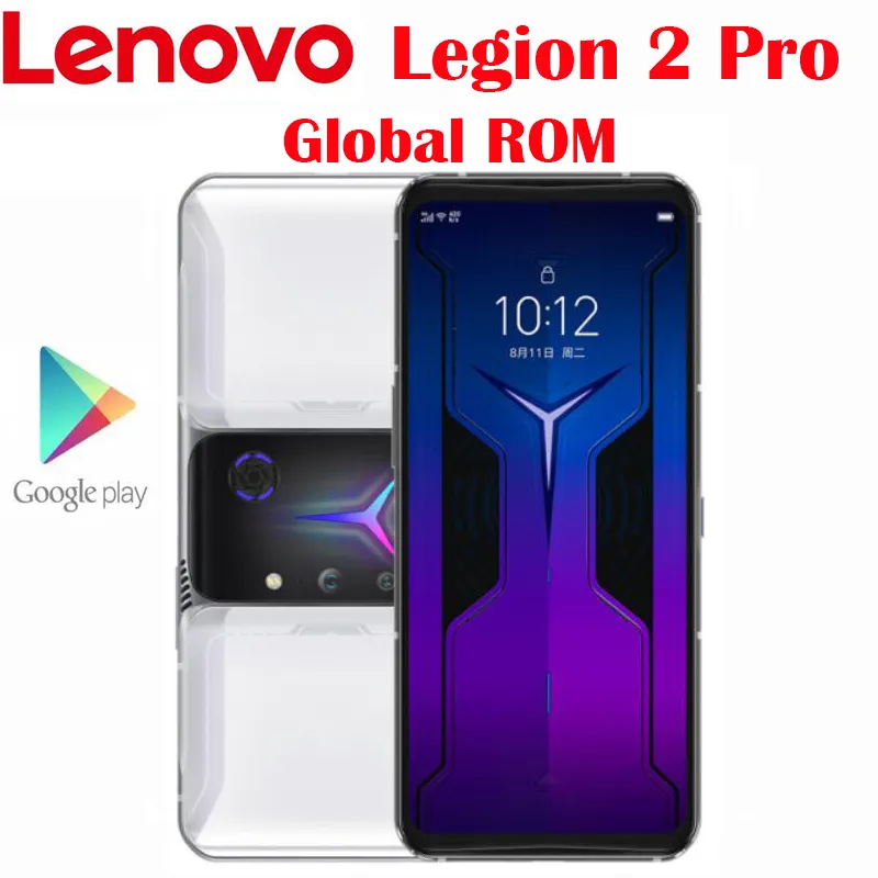 Official Original New Lenovo Legion 2 Pro 5G Smartphone Snapdragon888 6.92inch 144Hz AMOLED 64.0MP NFC 5500Mah 45W Fast Charge