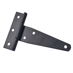 <b>T</b> Shape <b>Hinge</b> Black Carbon Steel 6 Hole 180 Degree Opening For Door Window Hardware - Product Image 5
