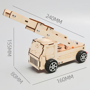 Escalera <span class=keywords><strong>de</strong></span> Madera Pequeña para Ciencia y Tecnología T-M167 DIY 0-3M, Materiales Educativos para Experimentos y Enseñanza al por Mayor - Product Image 4