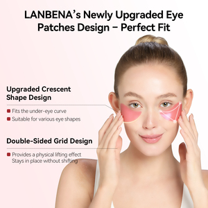 แผ่นมาส์กใต้ตาคอลลาเจนบำรุงผิวชุ่มชื้น LANBENA ผลิตภัณฑ์เพื่อการดูแลผิวแบบ Private Label ขายส่ง - Product Image 6