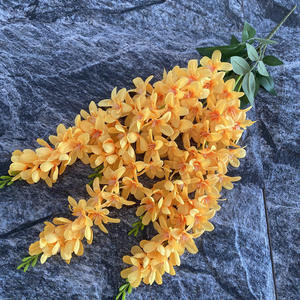 All'ingrosso 5 forchette di seta artificiale glicine appeso narcisi fiori per decorazione del soffitto - Product Image 3