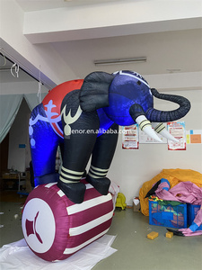 Éléphant gonflable de décoration de spectacle de cirque géant publicitaire sur le <span class=keywords><strong>tambour</strong></span> - Product Image 3